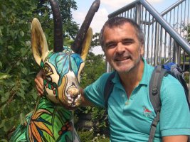 Stefan Liebhart mit Steinbock Stefan Liebhart mit Steinbock